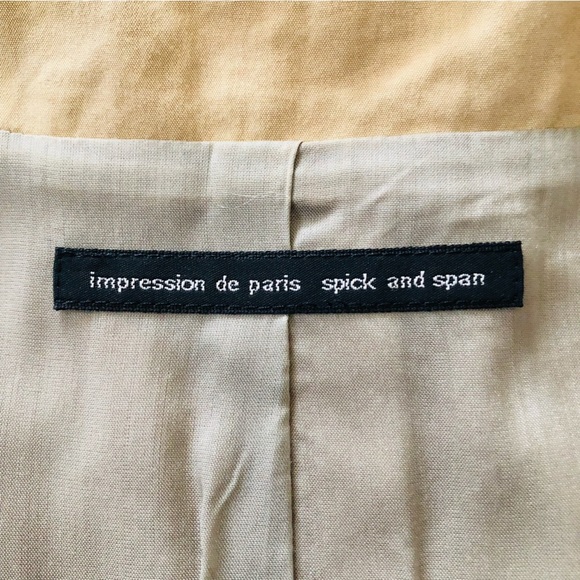 Impression de Paris Spick and Span Spring Traveler Coat Made in Japan US Size 8 - Picture 13 of 14